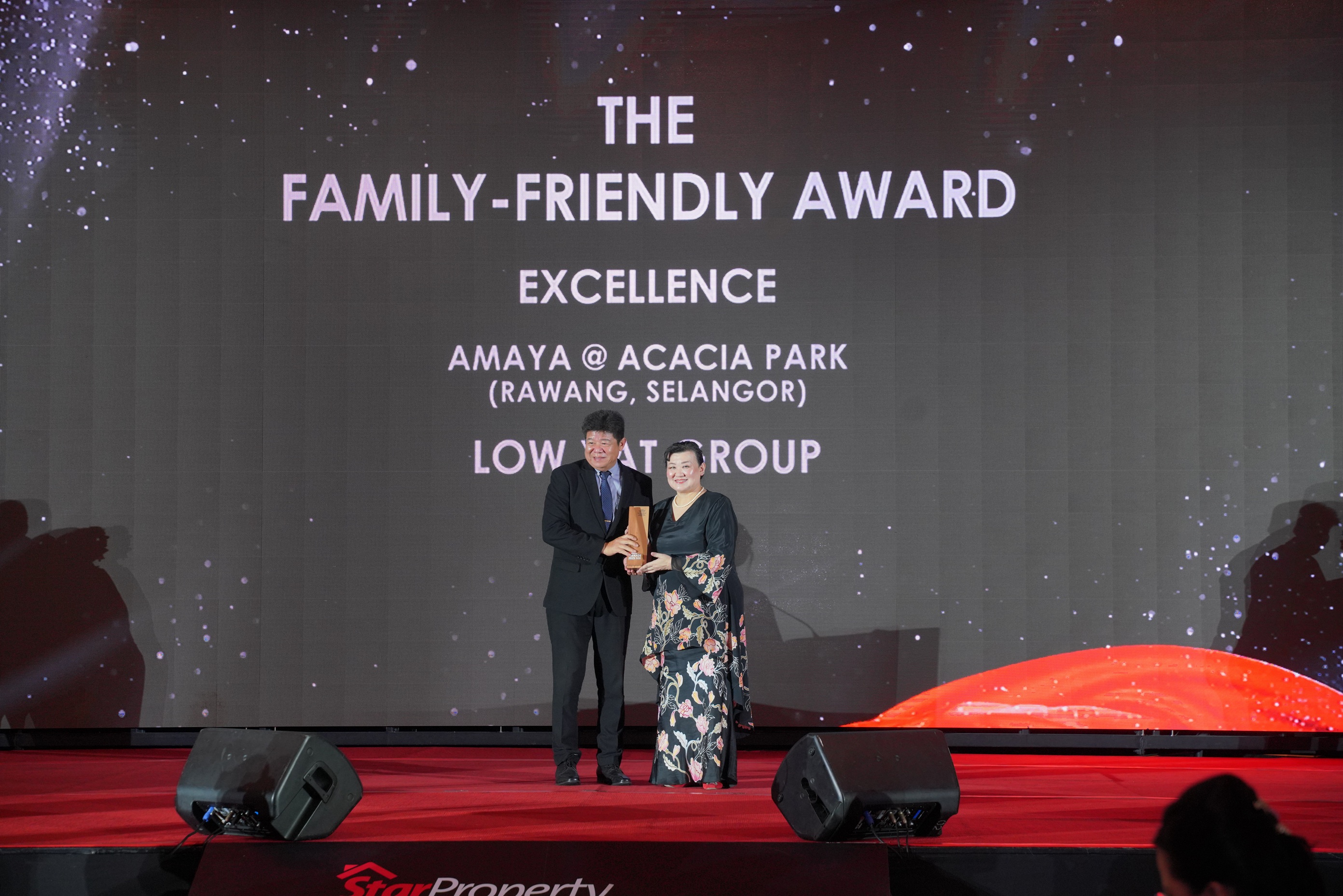 Low Yat Group’s Amaya @ Acacia Park Wins Family-Friendly Award At Starproperty Real Estate Developer Awards 2025